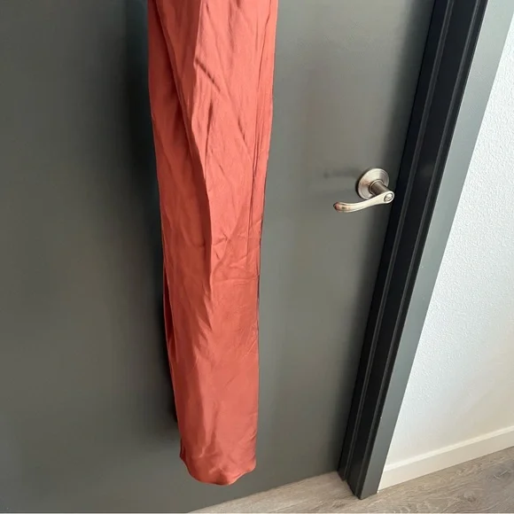 Shona Joy Belkis Contrast Plunged Cross Back Maxi Dress Size 4 NEW! With tags! - Picture 5 of 16